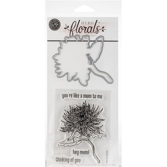 Hero Arts Florals Stamp & Cut-Mum