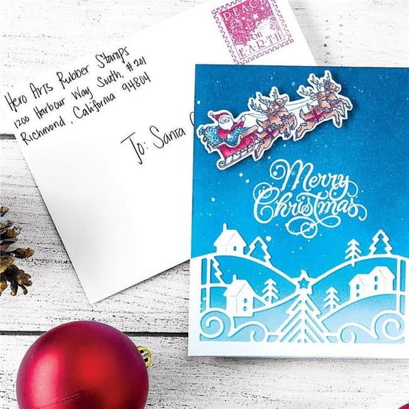 Hero Arts From The Vault Clear Stamp 4"X6"-Winter Joy