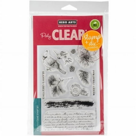 Hero Arts HA-SB125 Vintage Post Clear Stamp & Die Combo