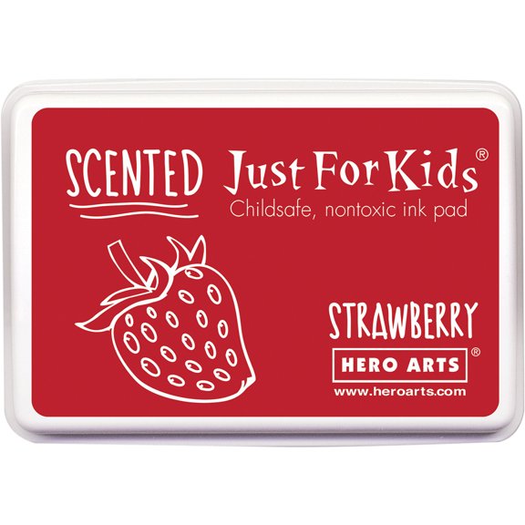 Hero Arts Kids Scented Ink Pad, Strawberry Scent, Red