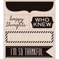 thumbnail image 1 of Hero Arts Mounted Rubber Stamp Set 3.5"X4"-Happy Thoughts, 1 of 1