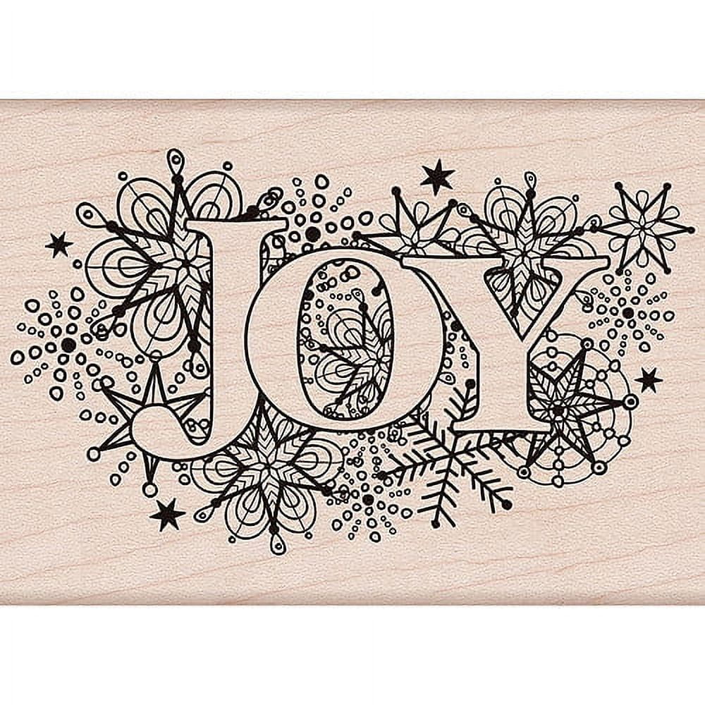 Hero Arts Mounted Rubber Stamps 3" x 4", Joy Burst