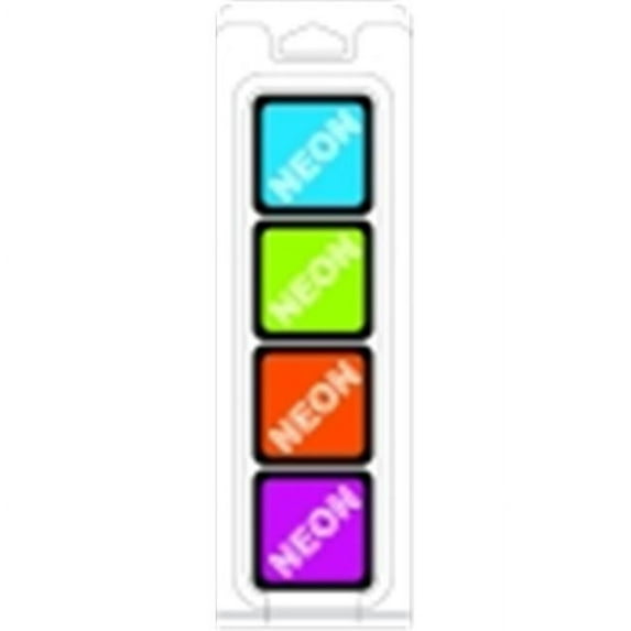 Hero Arts Neon Acid-Free Stamp Pad - Assorted Color, Pack 4
