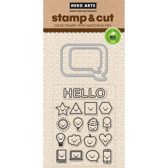Hero Arts Stamp & Cuts-Everything Smiles