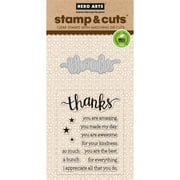 Hero Arts Stamp & Cuts-Thanks, Pk 1, Hero Arts