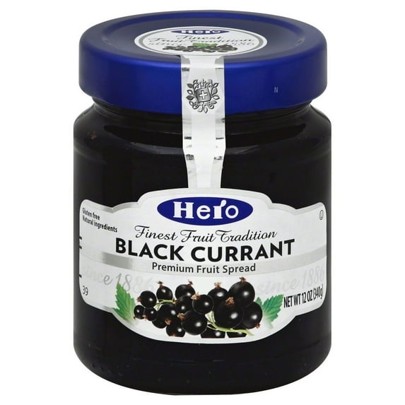 Hero Black Currant Fruit Spread, 12.0 OZ