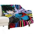 thumbnail image 1 of My Hero Blanket Academia Mha Flannel Throw Blankets Soft Pile Cozy Plush Throw Blanket for All Seasons, 3D Printed Warm Blanket for Sofa Beds Home Decor, 1 of 9