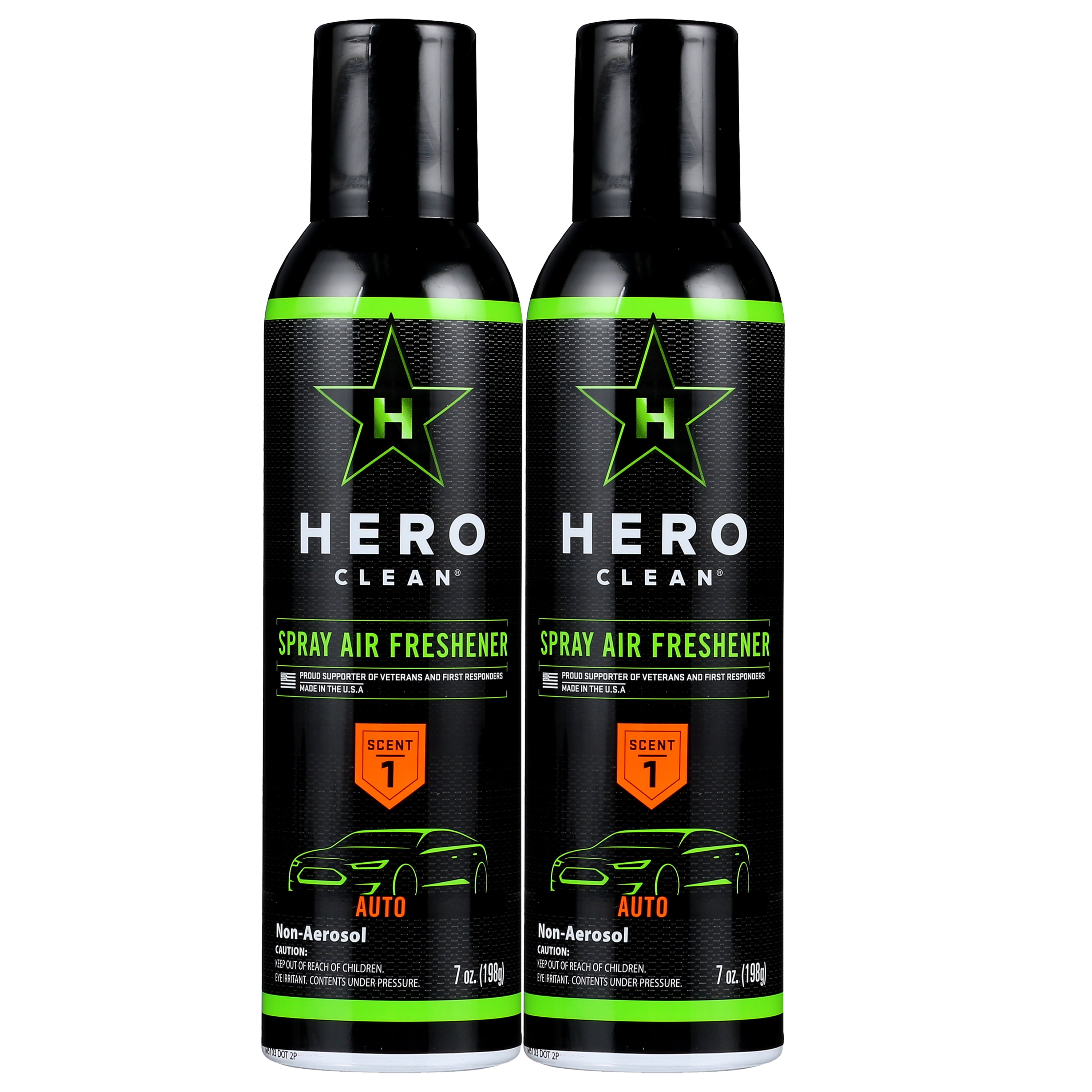 Hero Clean Odor Eliminating Air Freshener Spray, Scent 1, 7Ounce, Pack