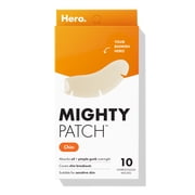 Hero Cosmetics Mighty Patch Chin, Contoured Chin Hydrocolloid Acne Pimple Patch, 10 Count