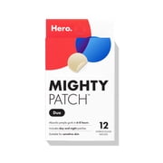Hero Cosmetics Mighty Patch Duo, Hydrocolloid Day and Night Acne Pimple Patch, 12 Count