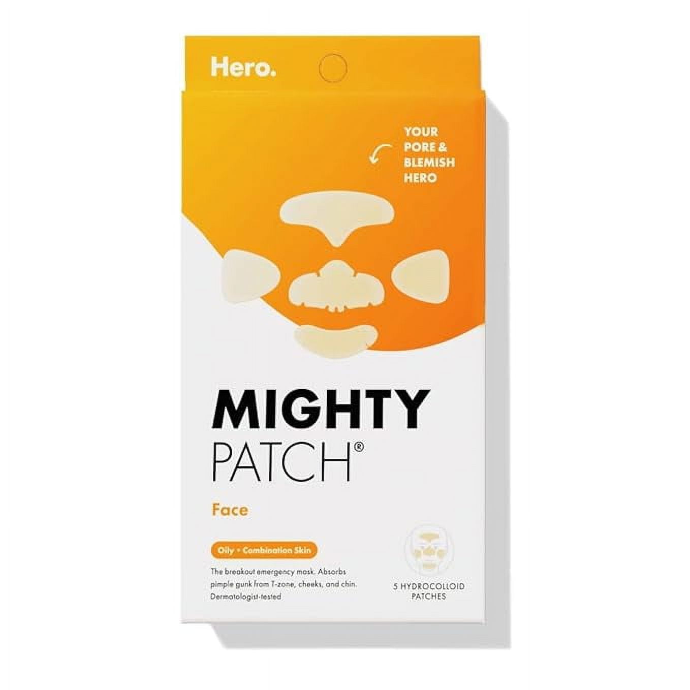 Hero Cosmetics Mighty Patch™ Face patch XL Hydrocolloid Face Mask for