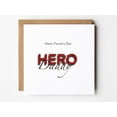 thumbnail image 1 of Hero Daddy Father’s Day Card – Stylish Design for Dad – Blank Inside, Envelope Included – Perfect for Expressing Love and Gratitude, 1 of 2