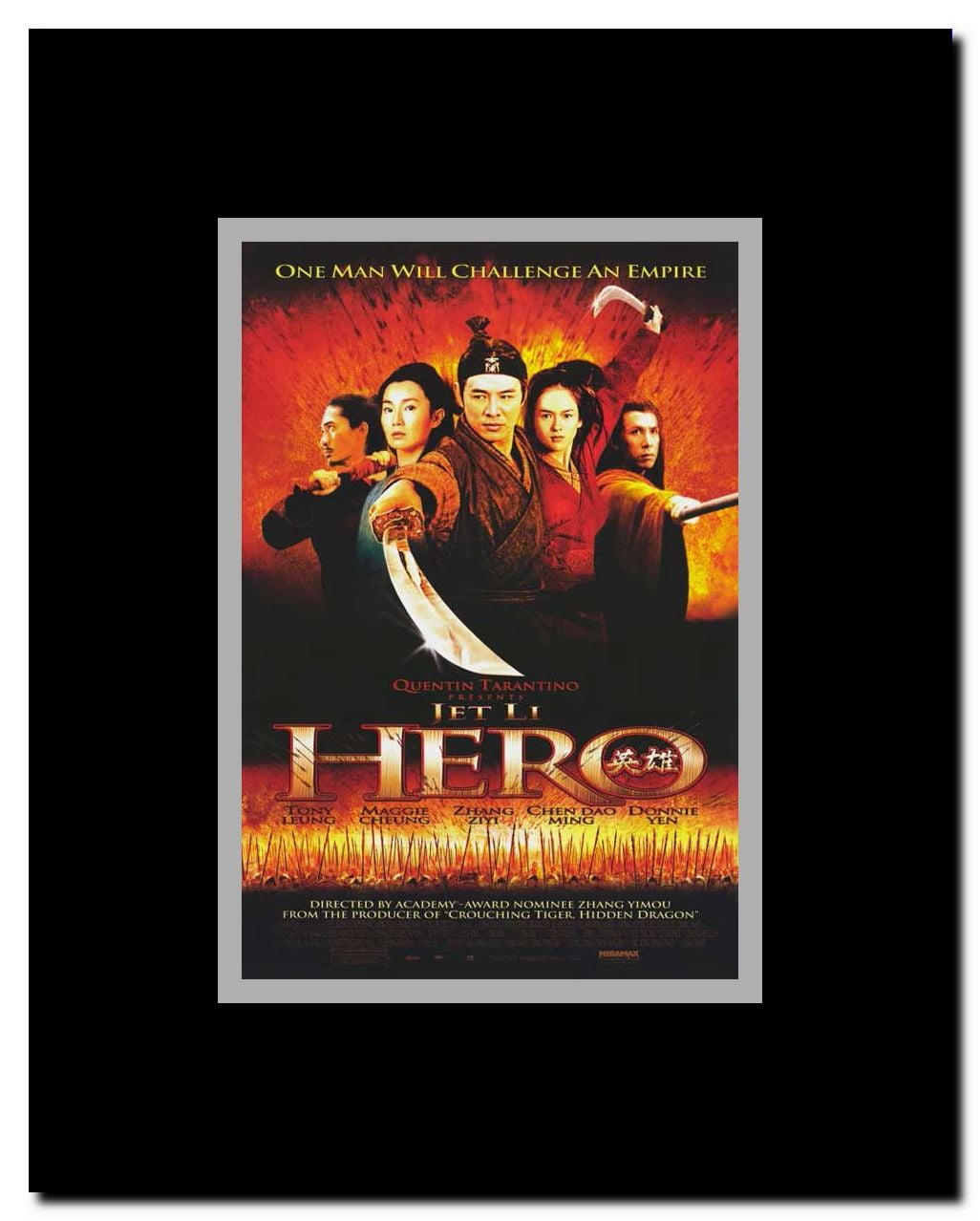 Hero Framed Movie Poster