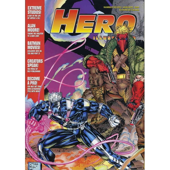 Hero Illustrated Issue #7 VF ; Warrior Comic Book