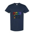 thumbnail image 1 of Hero Mama Blue Ribbon Graphic For Autistic Child Awareness Unisex T-Shirt, 1 of 2