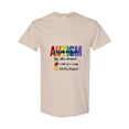 thumbnail image 1 of Hero Mama Blue Ribbon Graphic For Autistic Child Awareness Unisex T-Shirt, 1 of 2