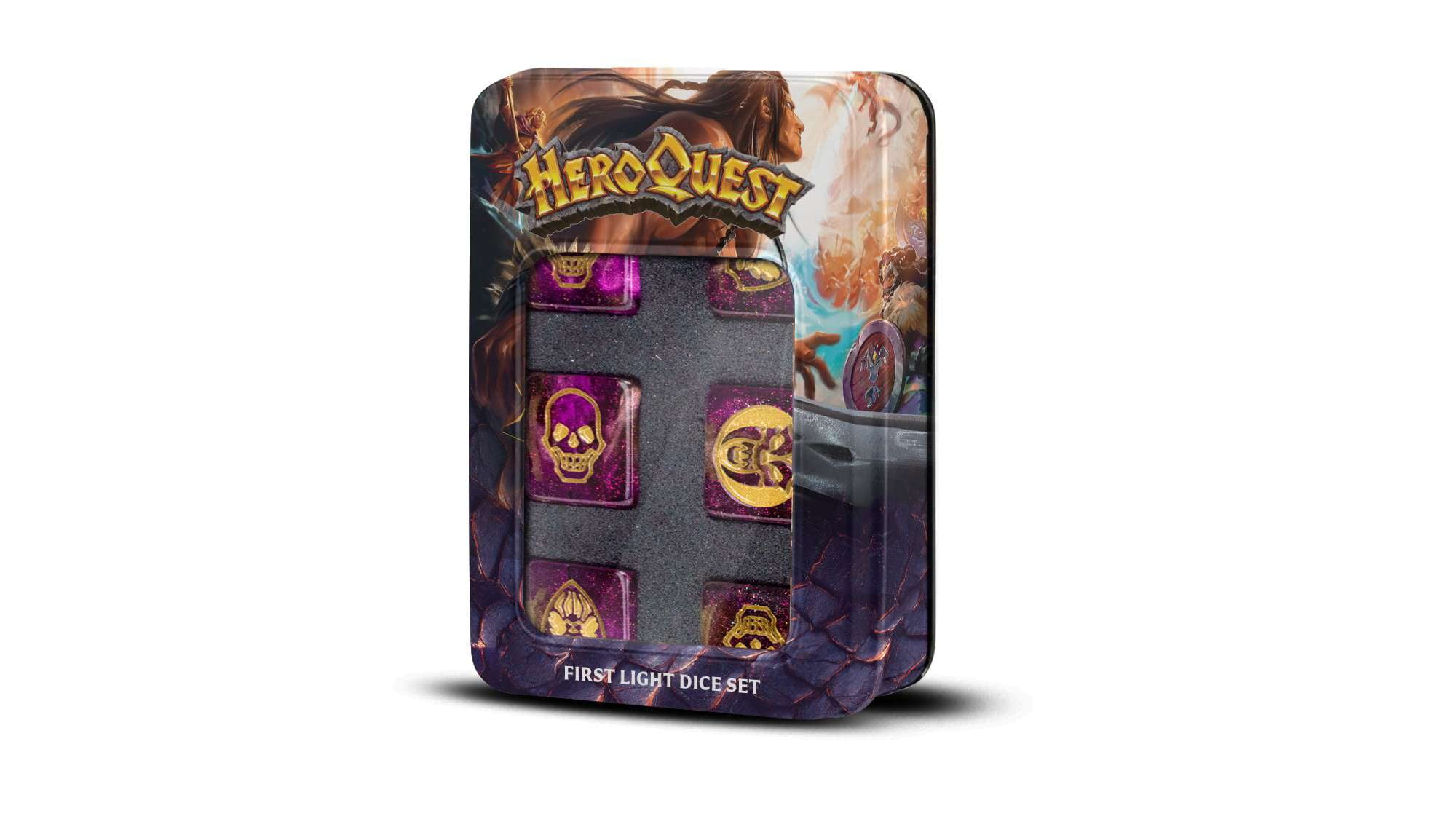 Hero Quest First Light Dice Set (6 CT D6)