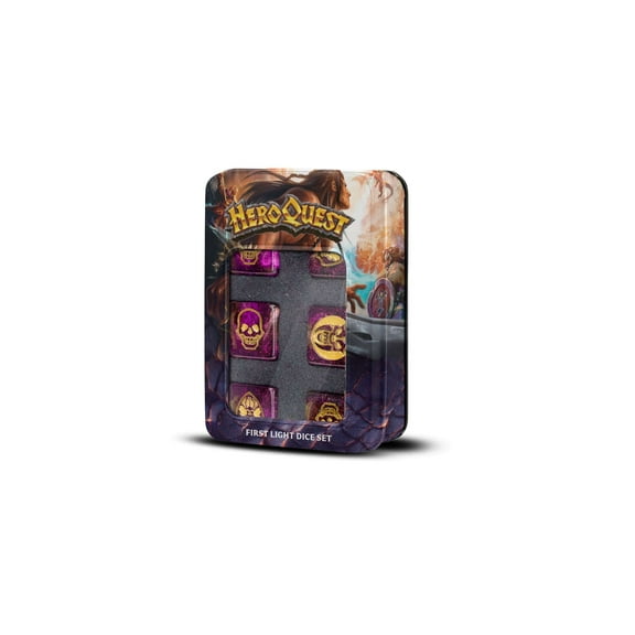 Hero Quest First Light Dice Set (6 CT D6)