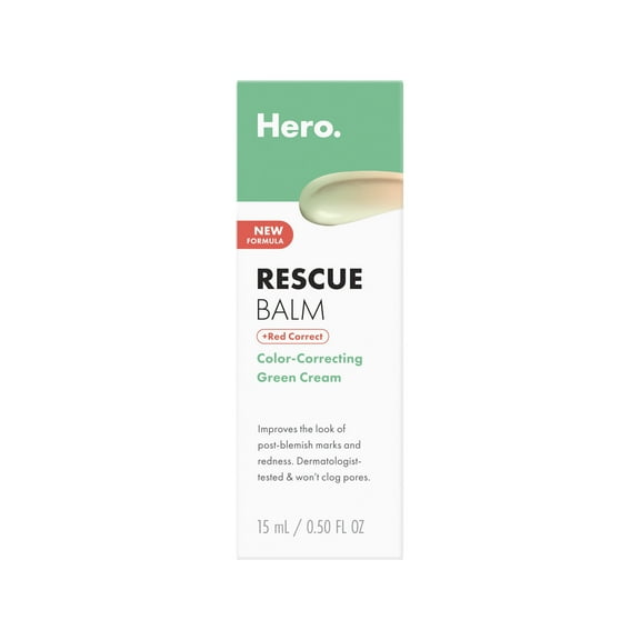 Hero Cosmetics Rescue Balm +Red Correct, 15ml