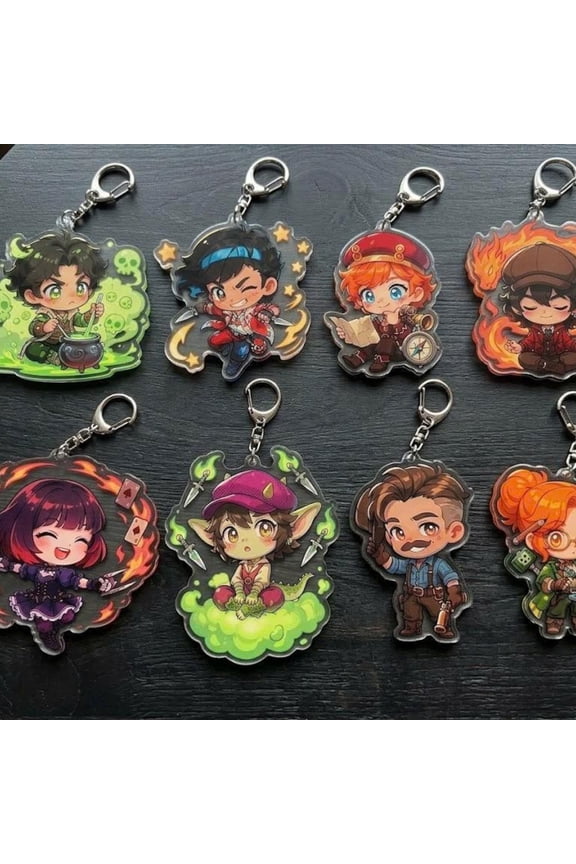 Hero Shooter Game Acrylic Keychains Shiv Pocket Doorman Drifter Mina, random 1 pack