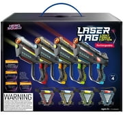 Hero Squad Rechargeable Laser Tag - 360 Sensors & LCDs - Set of 4 - Gift for Kids, Teens & Adults
