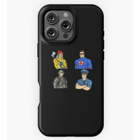 Hero Squad Superhero Police GA3366 Phone Case for iPhone 11 to 17 Pro Max