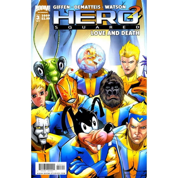 Hero Squared: Love and Death #3 VF ; Boom! Comic Book