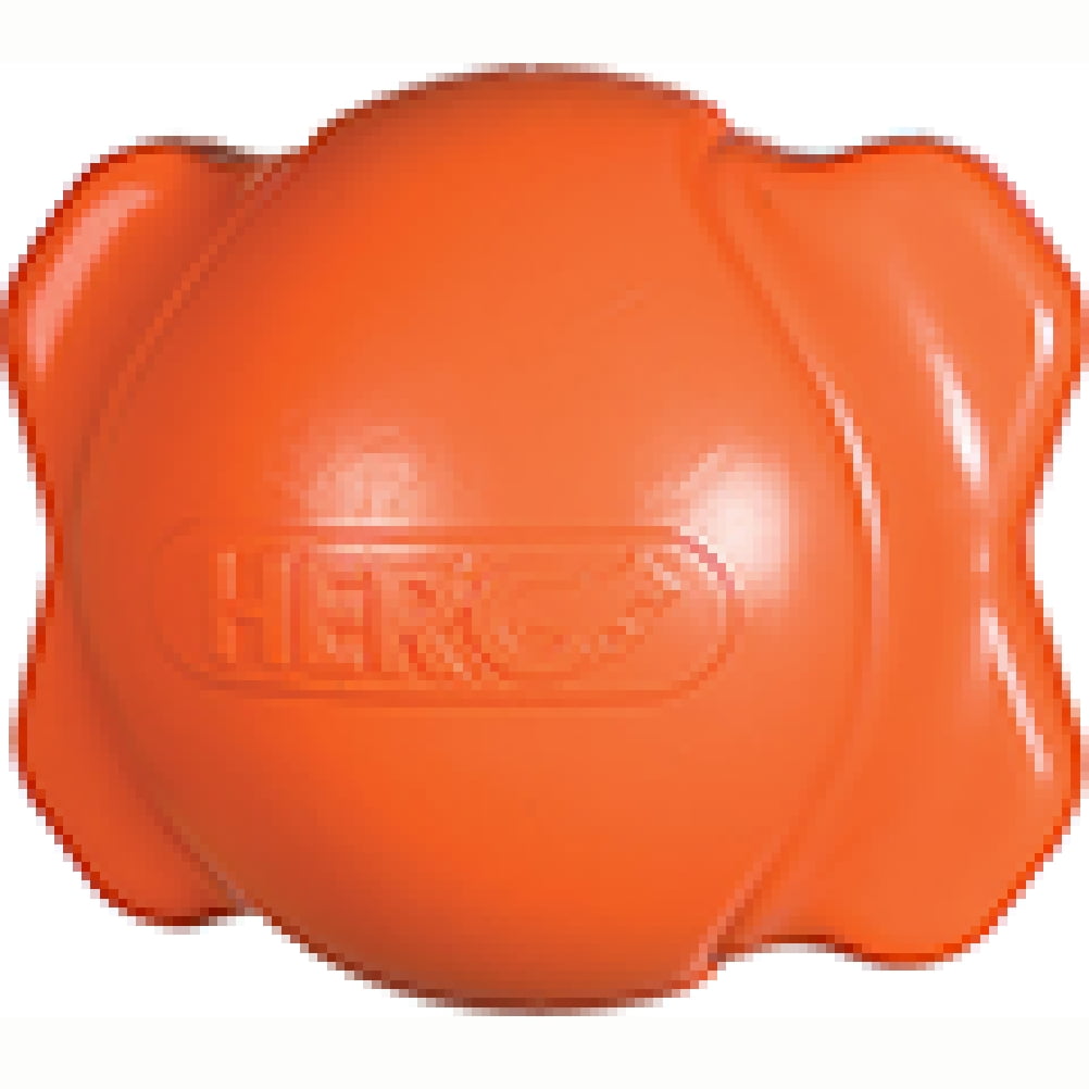 Hero Signature Series Soft Rubber Bone Ball Hunter Orange Large