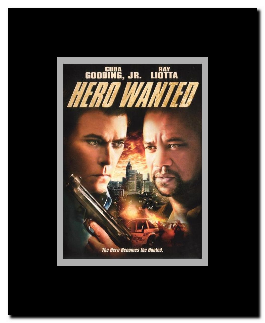 Hero Wanted Framed Movie Poster