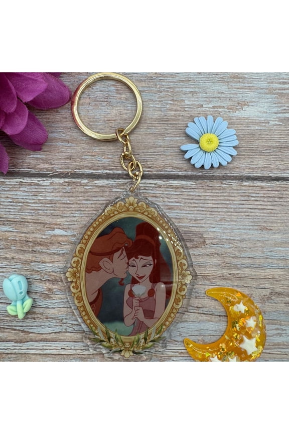 Hero Warrior portrait Epoxy Keychain (1 keychain)
