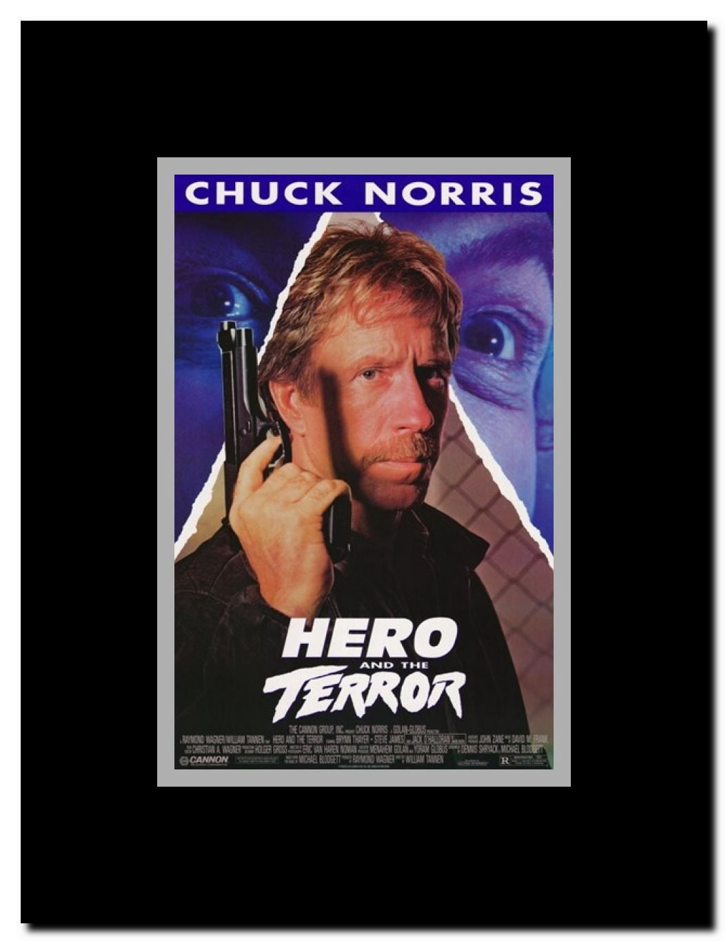 Hero and the Terror Framed Movie Poster