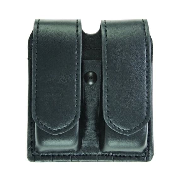 Hero’s Pride AirTek Double Mag Case – Large, Plain Finish, Hidden Snap