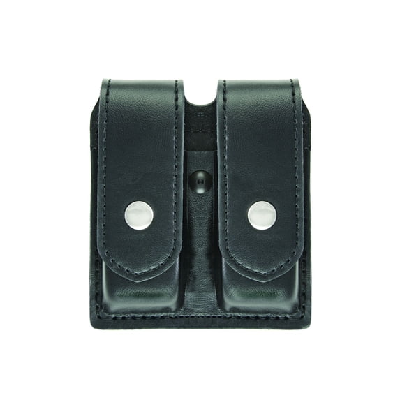 Hero’s Pride AirTek Double Mag Case – Large, Plain Finish, Nickel Snap