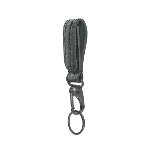 Hero’s Pride AirTek Leather Key Holder – Basket Weave Finish with Hidden Snap