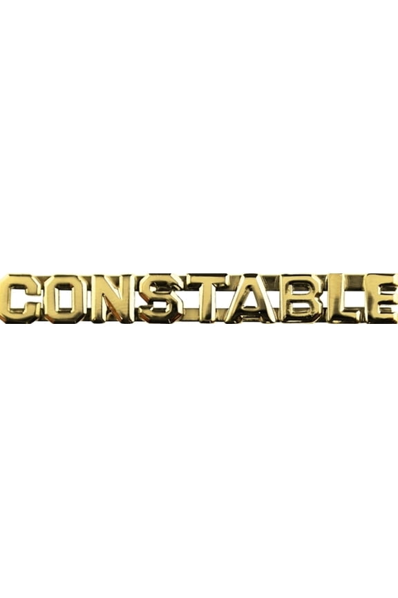 Hero’s Pride CONSTABLE Metal Insignia Pins – Gold – 1/4" High – Pair