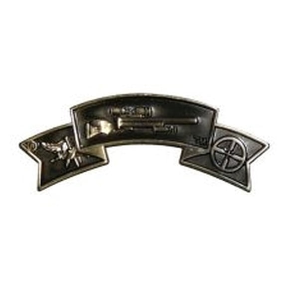 Hero’s Pride Center Mass® Police Sniper Qualification Pin, 2" x 0.75", Antique Silver Finish