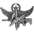 thumbnail image 1 of Hero’s Pride Center Mass® SWAT Operator Insignia Pin, 1.5" x 1", Clutch Back, Antique Silver Finish, Master Rank, 1 of 5