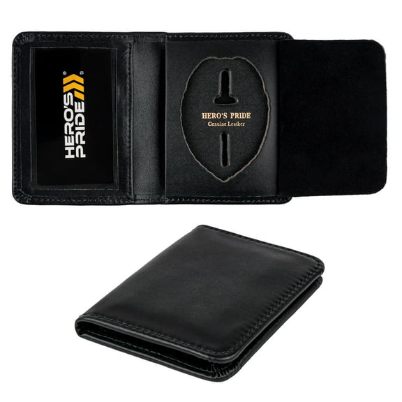 Hero’s Pride Deluxe Compact Bi-Fold ID Case – Oval Traditional Shield Cutout