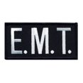 thumbnail image 1 of Hero's Pride E.M.T. Chest Patch, Hook Backing, White/Midnight Blue, 4" x 2", 1 of 4