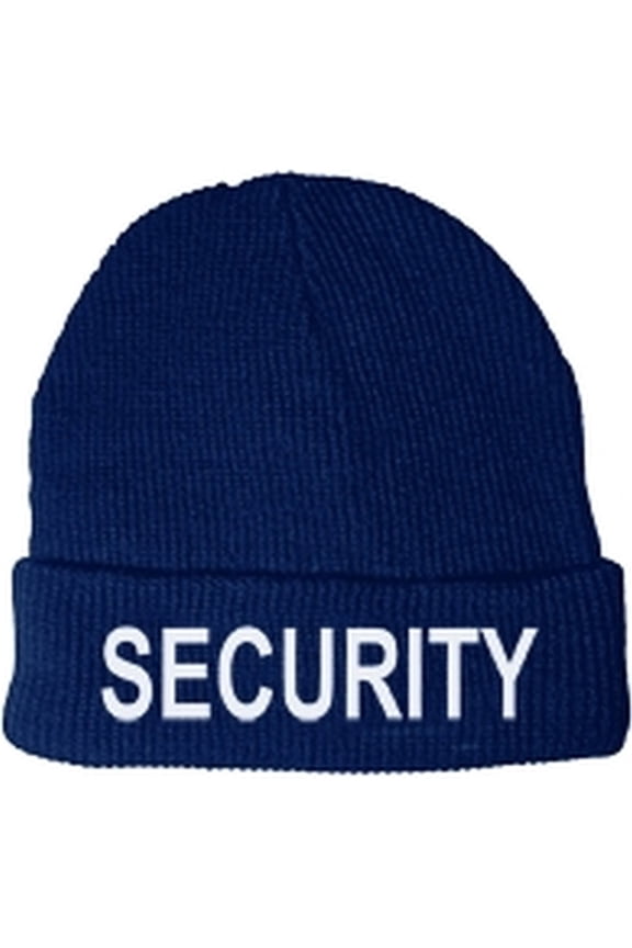 Hero’s Pride Embroidered Watch Cap, Fleece-Lined, Dark Navy with White Border, One Size
