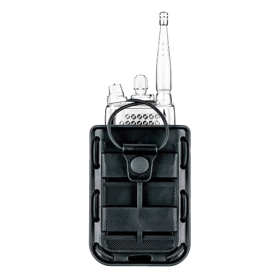 Hero’s Pride Flex Duty Universal Radio Holder – Fits Most Two-Way Radios, MOLLE & Belt Compatible