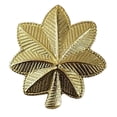 thumbnail image 1 of Hero's Pride Major Insignia Pin, Mini 3/4" High, Gold, Clutch Back, Pair, 1 of 4