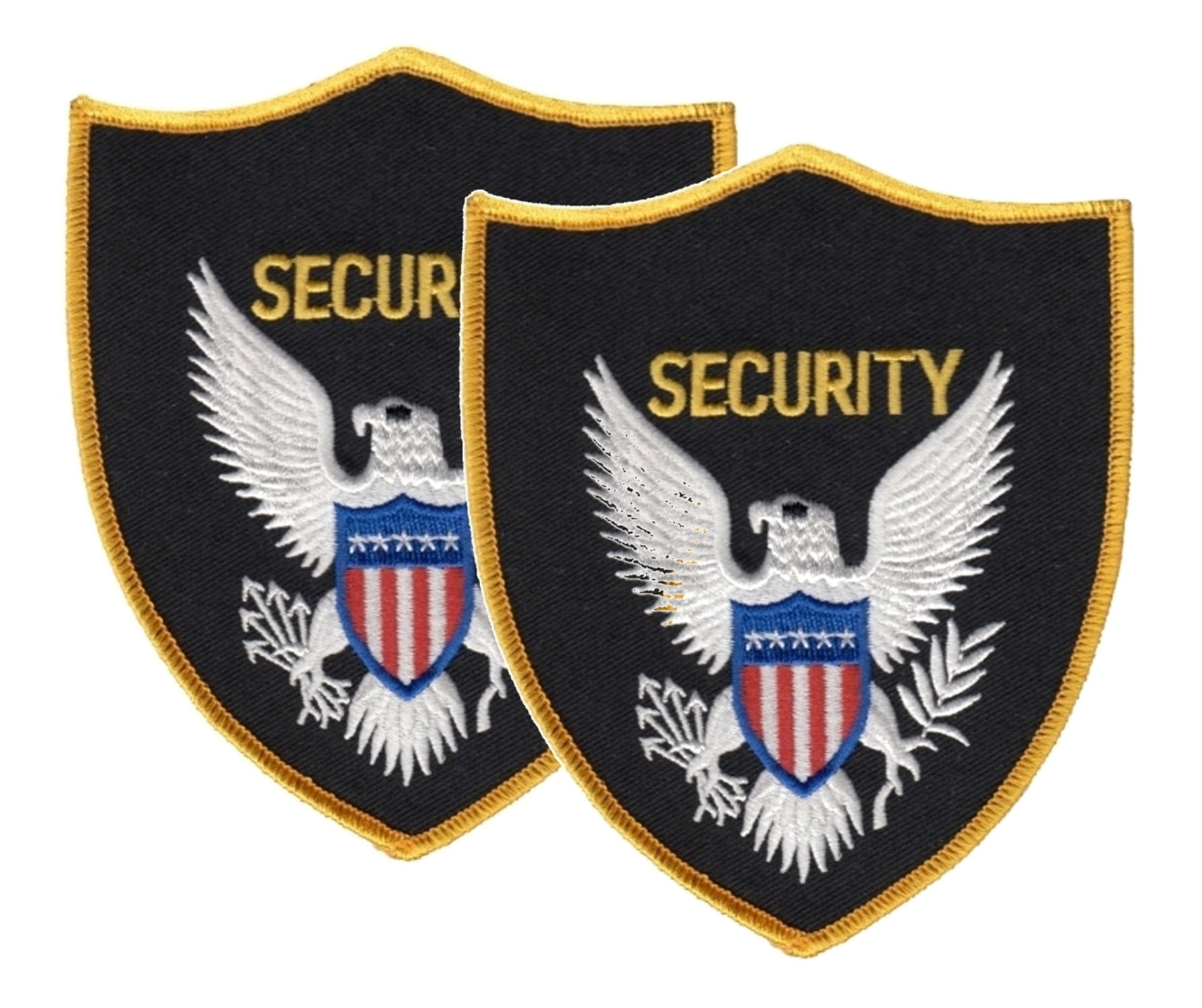 Security Officer Embroidered Patch, sew on shoulder style patch 4.75 x