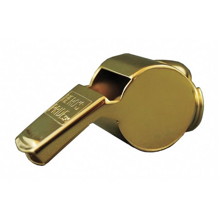 Hero's Pride Standard Issue Whistle – Gold Finish, 90–100 dB, Professional Grade for Police, Security, Law Enforcement, Sports & CHP Use