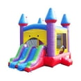 thumbnail image 1 of HeroKiddo 14'x18' Outdoor Jumping Castle, Commercial Grade Bounce House with Dual Slide for Kids and Adults, 1 of 8