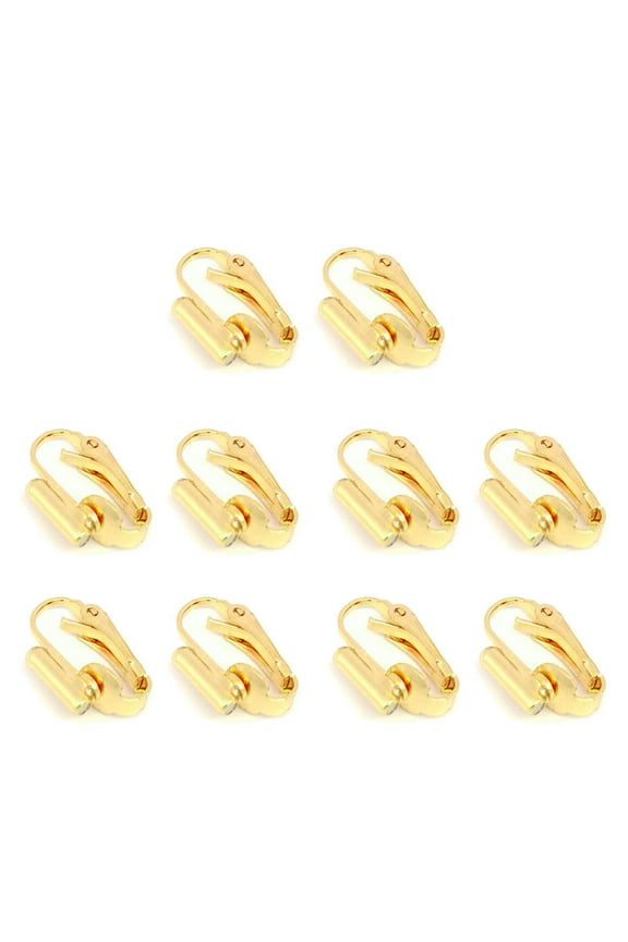 10Pcs Earring Converters Turn Any Pierced Earrings Into Clip-On Jewelry Findings