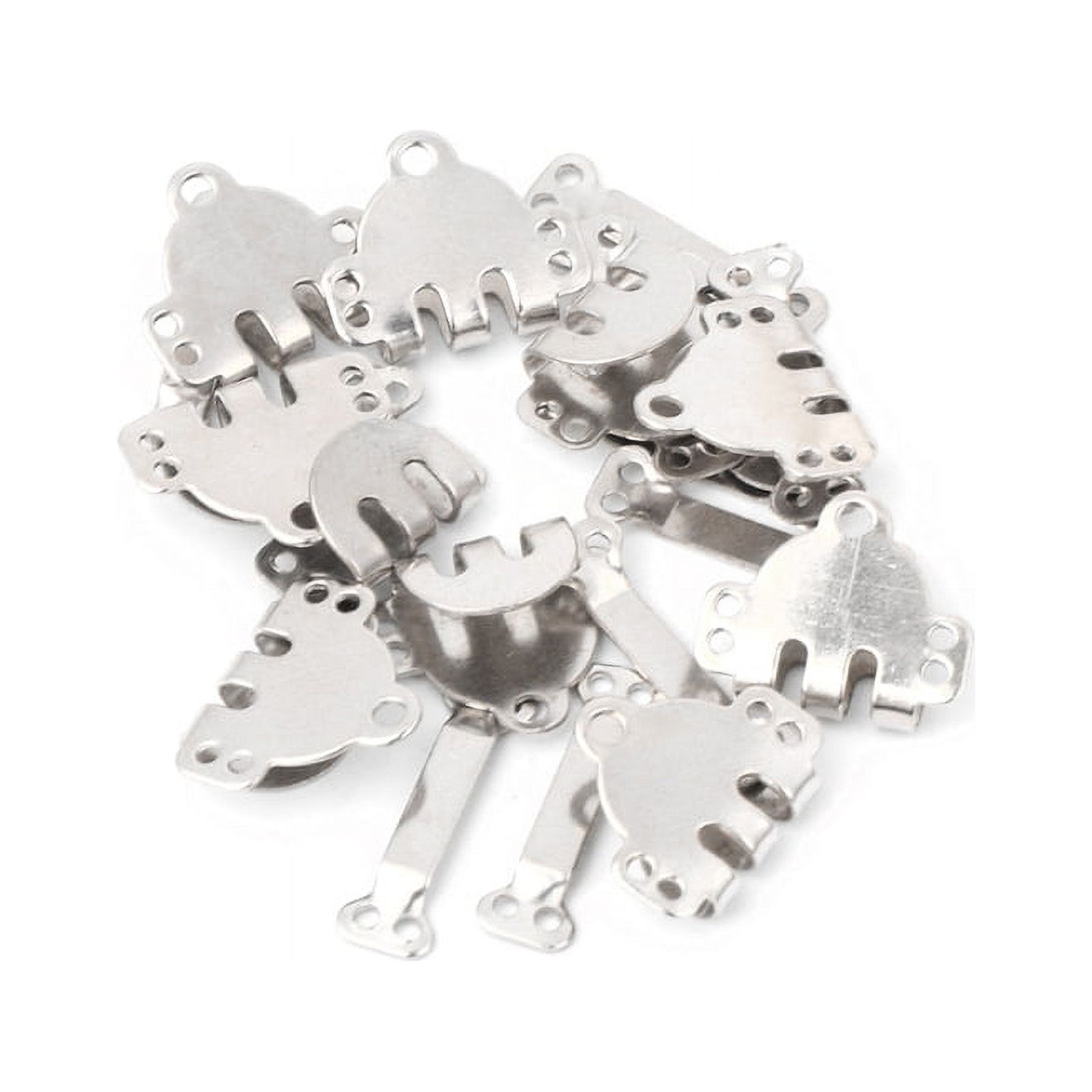 HeroNeo 10x Trouser Skirt Hooks + Bars Fasteners For Suit Pants Extenders Tailor Sewing