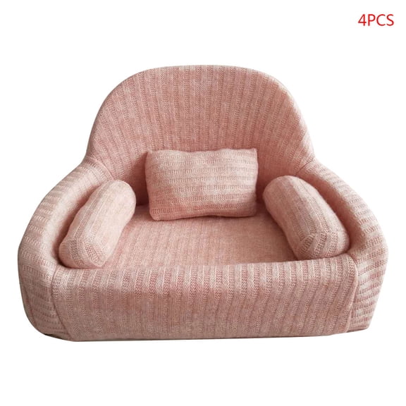 HeroNeo 4 Pcs/set Newborn Photography Props Baby Posing Sofa Pillow Set Chair Decoration
