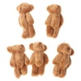 thumbnail image 1 of HeroNeo 5PCS Kawaii Small Bears Plush Soft Toys Pearl Velvet Dolls Gifts Mini Teddy Bear, 1 of 12