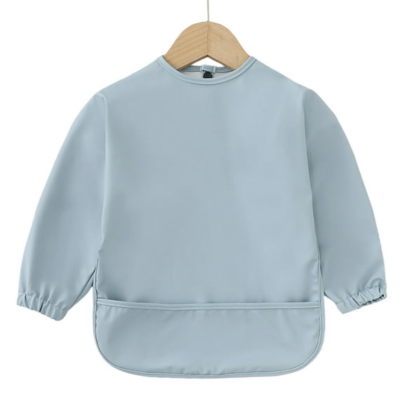 HeroNeo Baby Toddler Long Sleeved Bibs Scarf Reusable Waterproof Art Smock for Eating